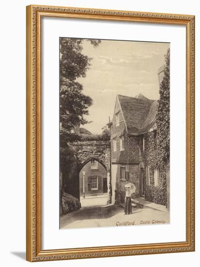 Guildford, Castle Gateway-null-Framed Photographic Print