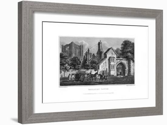 Guildford Castle, Guilford, Surrey, 1829-J Stowe-Framed Giclee Print