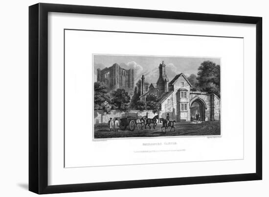 Guildford Castle, Guilford, Surrey, 1829-J Stowe-Framed Giclee Print