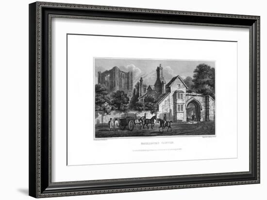 Guildford Castle, Guilford, Surrey, 1829-J Stowe-Framed Giclee Print