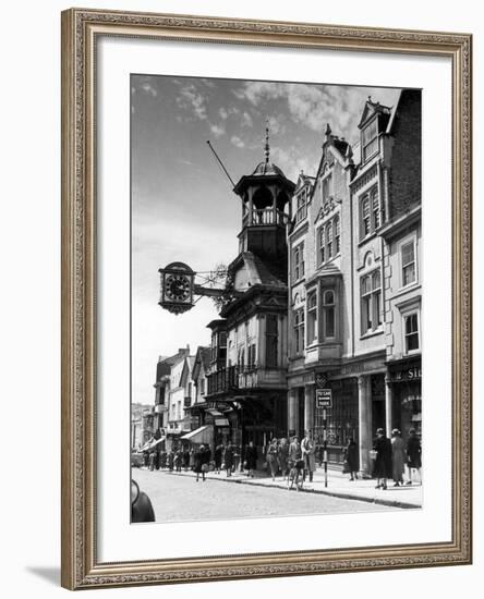 Guildford High Street, Surrey, Circa 1950-Staff-Framed Photographic Print