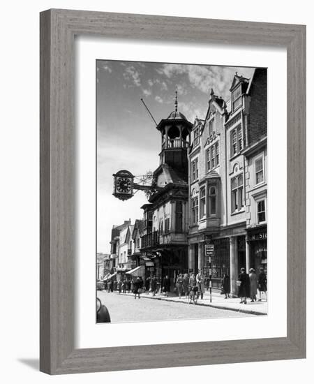 Guildford High Street, Surrey, Circa 1950-Staff-Framed Photographic Print