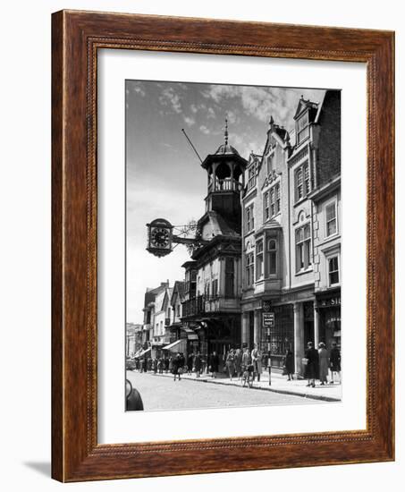 Guildford High Street, Surrey, Circa 1950-Staff-Framed Photographic Print