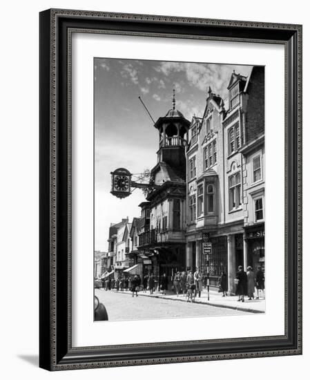 Guildford High Street, Surrey, Circa 1950-Staff-Framed Photographic Print