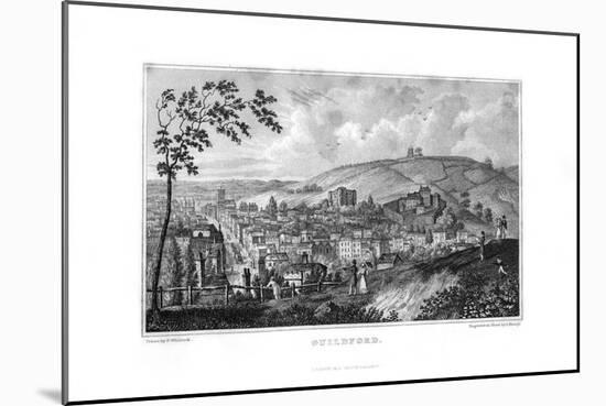 Guildford, Surrey, 1829-J Shury-Mounted Giclee Print