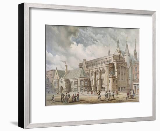 Guildhall Library, London, 1872-Edwin Thomas Dolby-Framed Giclee Print