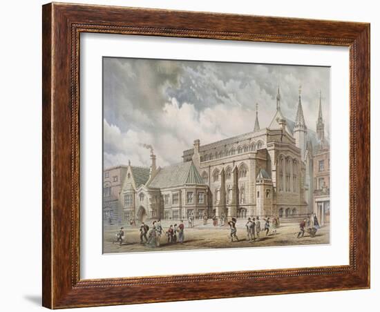 Guildhall Library, London, 1872-Edwin Thomas Dolby-Framed Giclee Print