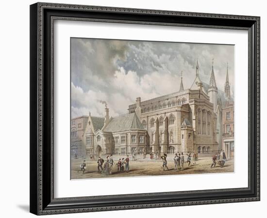 Guildhall Library, London, 1872-Edwin Thomas Dolby-Framed Giclee Print