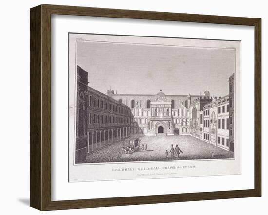Guildhall, London, 1788-Robert Blemmell Schnebbelie-Framed Giclee Print