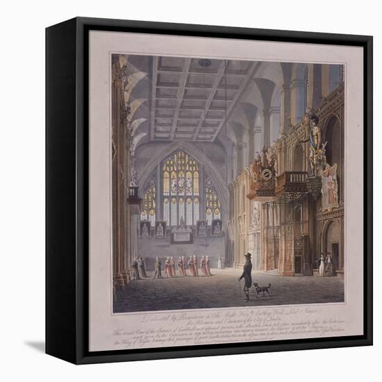 Guildhall, London, 1816-George Hawkins-Framed Premier Image Canvas