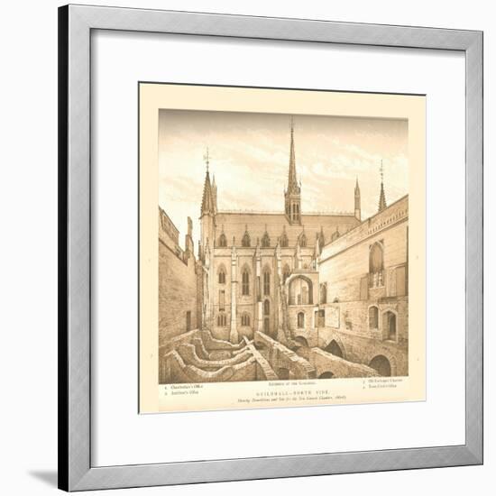 Guildhall North Side, 1882-83, (1886)-Unknown-Framed Giclee Print