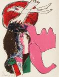 Femme et oiseau au bec rouge-Guillaume Corneille-Limited Edition