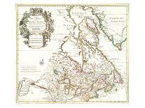 Carte Du Canada 1703-Guillaume De Isle-Premium Giclee Print