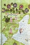 Map of Peru, from "Cosmographie Universelle", 1555-Guillaume Le Testu-Mounted Giclee Print