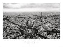 Paris, l'Etoile Vue du Ciel-Guillaume Plisson-Art Print