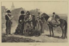 Going to Market in Eastern Turkestan-Guillaume Regamey-Framed Giclee Print