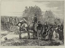 French Prisoners on the Road Between Etampes and Orleans-Guillaume Regamey-Framed Giclee Print