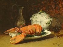 Still Life with Cheese (Oil on Canvas)-Guillaume Romain Fouace-Giclee Print