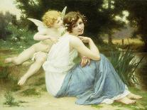 Girl of Pompei in a Garden; Jeune Fille De Pompei Dans Un Jardin-Guillaume Seignac-Giclee Print