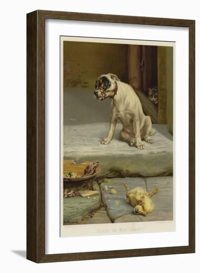 Guilty, or Not Guilty?-William Henry Hamilton Trood-Framed Giclee Print