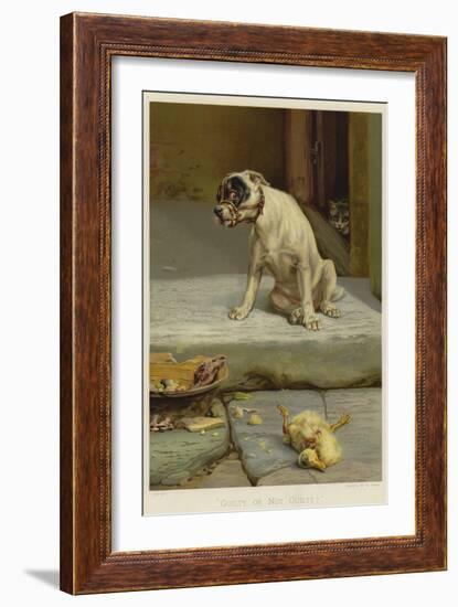 Guilty, or Not Guilty?-William Henry Hamilton Trood-Framed Giclee Print