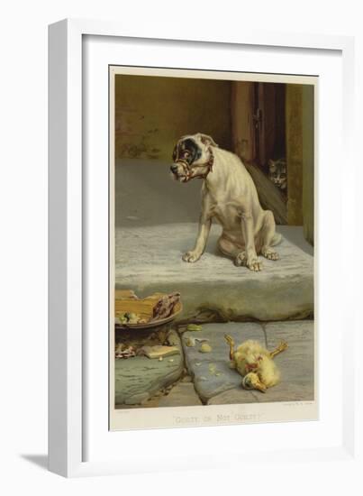 Guilty, or Not Guilty?-William Henry Hamilton Trood-Framed Giclee Print