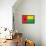 Guinea-Bissau Flag Design with Wood Patterning - Flags of the World Series-Philippe Hugonnard-Framed Stretched Canvas displayed on a wall