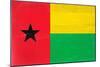 Guinea-Bissau Flag Design with Wood Patterning - Flags of the World Series-Philippe Hugonnard-Mounted Art Print