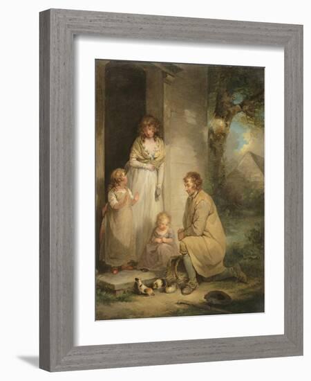 Guinea Pigs, C.1789-George Morland-Framed Giclee Print