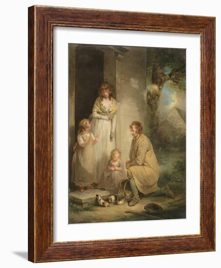 Guinea Pigs, C.1789-George Morland-Framed Giclee Print