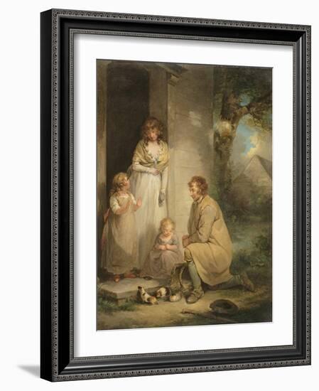 Guinea Pigs, C.1789-George Morland-Framed Giclee Print