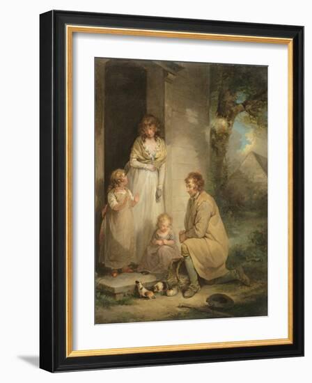 Guinea Pigs, C.1789-George Morland-Framed Giclee Print