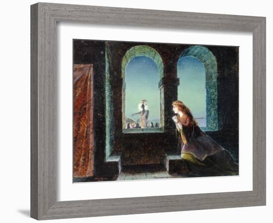 Guinevere-John Atkinson Grimshaw-Framed Giclee Print