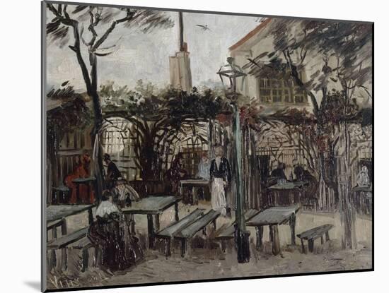 Guinguette à Montmartre :"Le Billard en bois"devenu"La bonne franquette"-Vincent van Gogh-Mounted Giclee Print