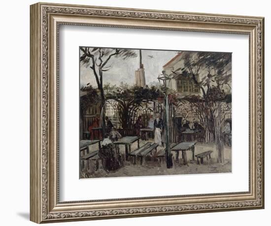 Guinguette à Montmartre :"Le Billard en bois"devenu"La bonne franquette"-Vincent van Gogh-Framed Giclee Print