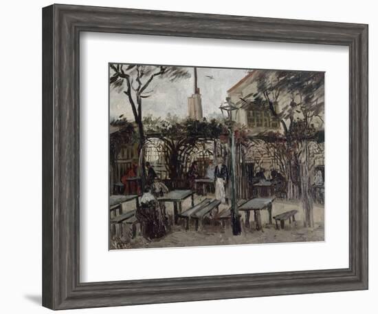 Guinguette à Montmartre :"Le Billard en bois"devenu"La bonne franquette"-Vincent van Gogh-Framed Giclee Print