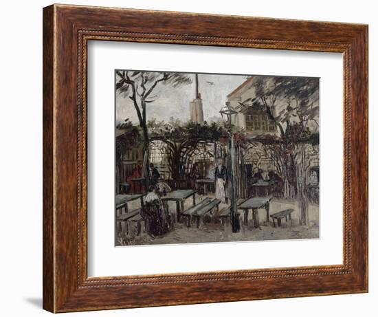 Guinguette à Montmartre :"Le Billard en bois"devenu"La bonne franquette"-Vincent van Gogh-Framed Giclee Print