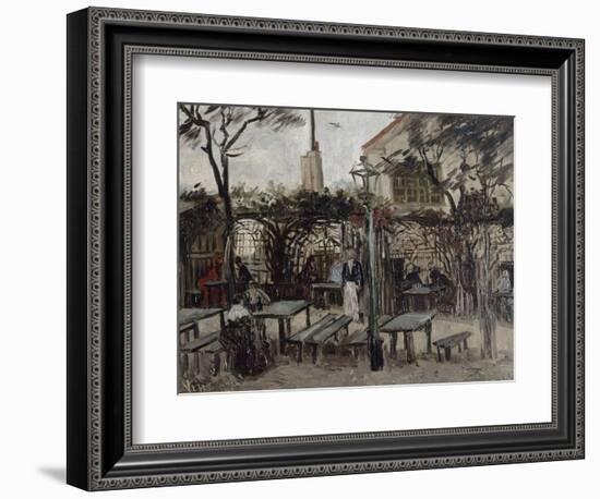 Guinguette à Montmartre :"Le Billard en bois"devenu"La bonne franquette"-Vincent van Gogh-Framed Giclee Print