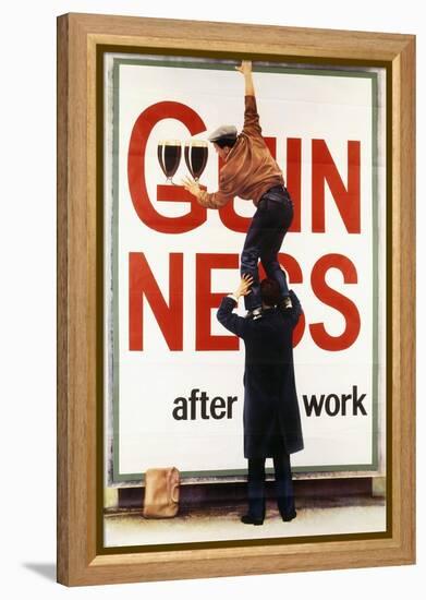 Guinness after Work, 1961-null-Framed Premier Image Canvas