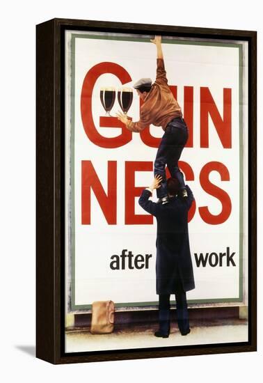 Guinness after Work, 1961-null-Framed Premier Image Canvas