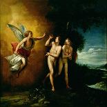 The Expulsion of Adam and Eve-Guiseppe Cesari-Giclee Print