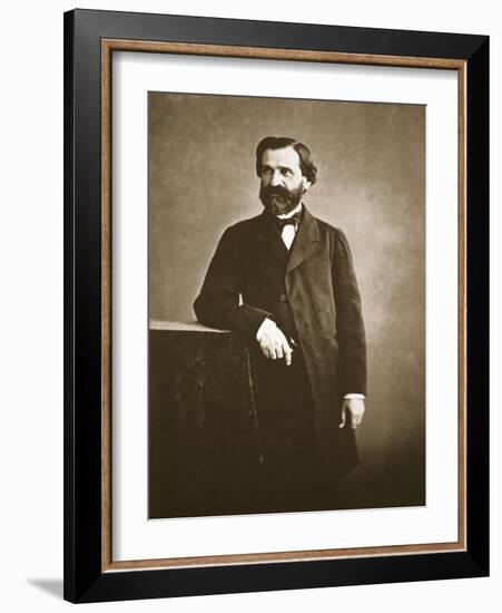 Guiseppe Verdi, 1860-Nadar-Framed Giclee Print