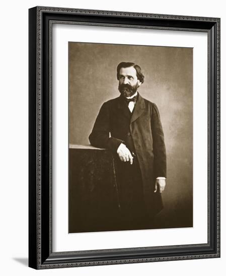 Guiseppe Verdi, 1860-Nadar-Framed Giclee Print