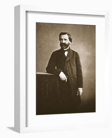 Guiseppe Verdi, 1860-Nadar-Framed Giclee Print
