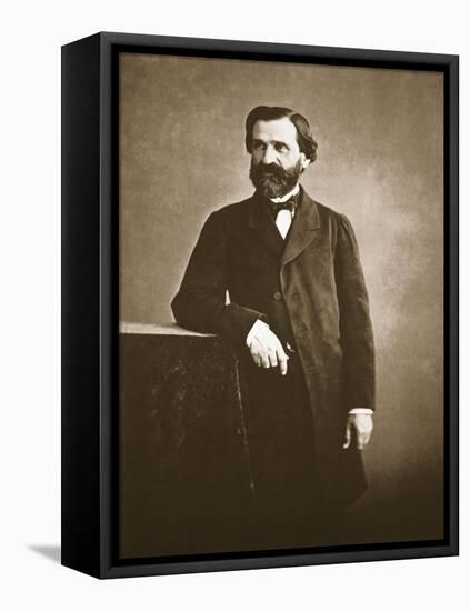 Guiseppe Verdi, 1860-Nadar-Framed Premier Image Canvas