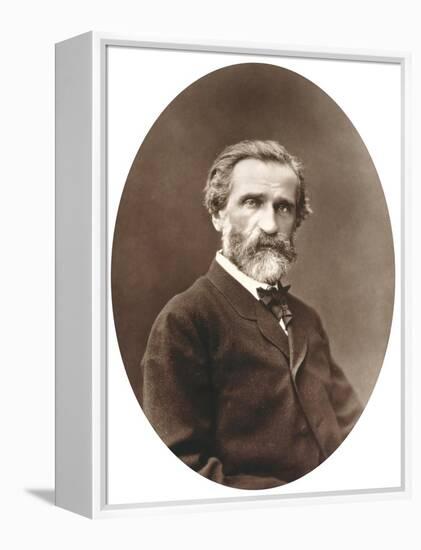 Guiseppe Verdi from "Galerie Contemporaine," 1877-Etienne Carjat-Framed Premier Image Canvas