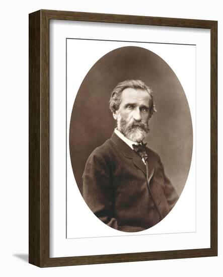 Guiseppe Verdi from "Galerie Contemporaine," 1877-Etienne Carjat-Framed Giclee Print