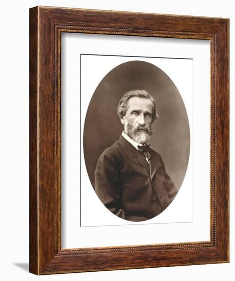 Guiseppe Verdi from "Galerie Contemporaine," 1877-Etienne Carjat-Framed Giclee Print