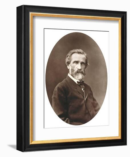 Guiseppe Verdi from "Galerie Contemporaine," 1877-Etienne Carjat-Framed Giclee Print