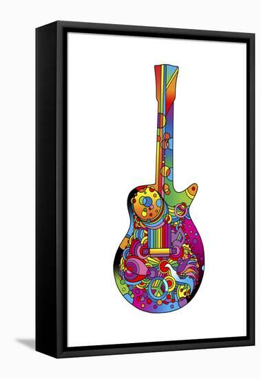 Guitar 01-Howie Green-Framed Premier Image Canvas